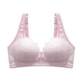 thumbnail image 1 of Bigersell Nursing Bras for Women Nursing Bra Wireless Bra Women's Sleeping Maternity Bra Breastfeeding Bra no Underwire Pregnancy Sleep Bralettes Comfort Maternity Bra Natural Shape Pink L, 1 of 3