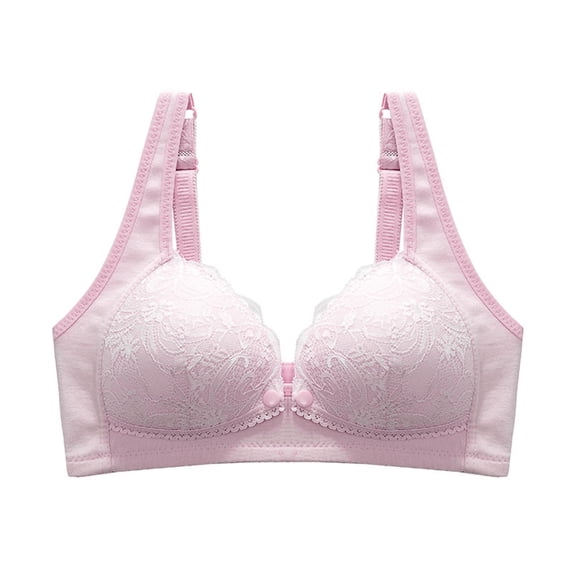 Bigersell Nursing Bras for Women Nursing Bra Wireless Bra Women's Sleeping Maternity Bra Breastfeeding Bra no Underwire Pregnancy Sleep Bralettes Comfort Maternity Bra Natural Shape Pink L