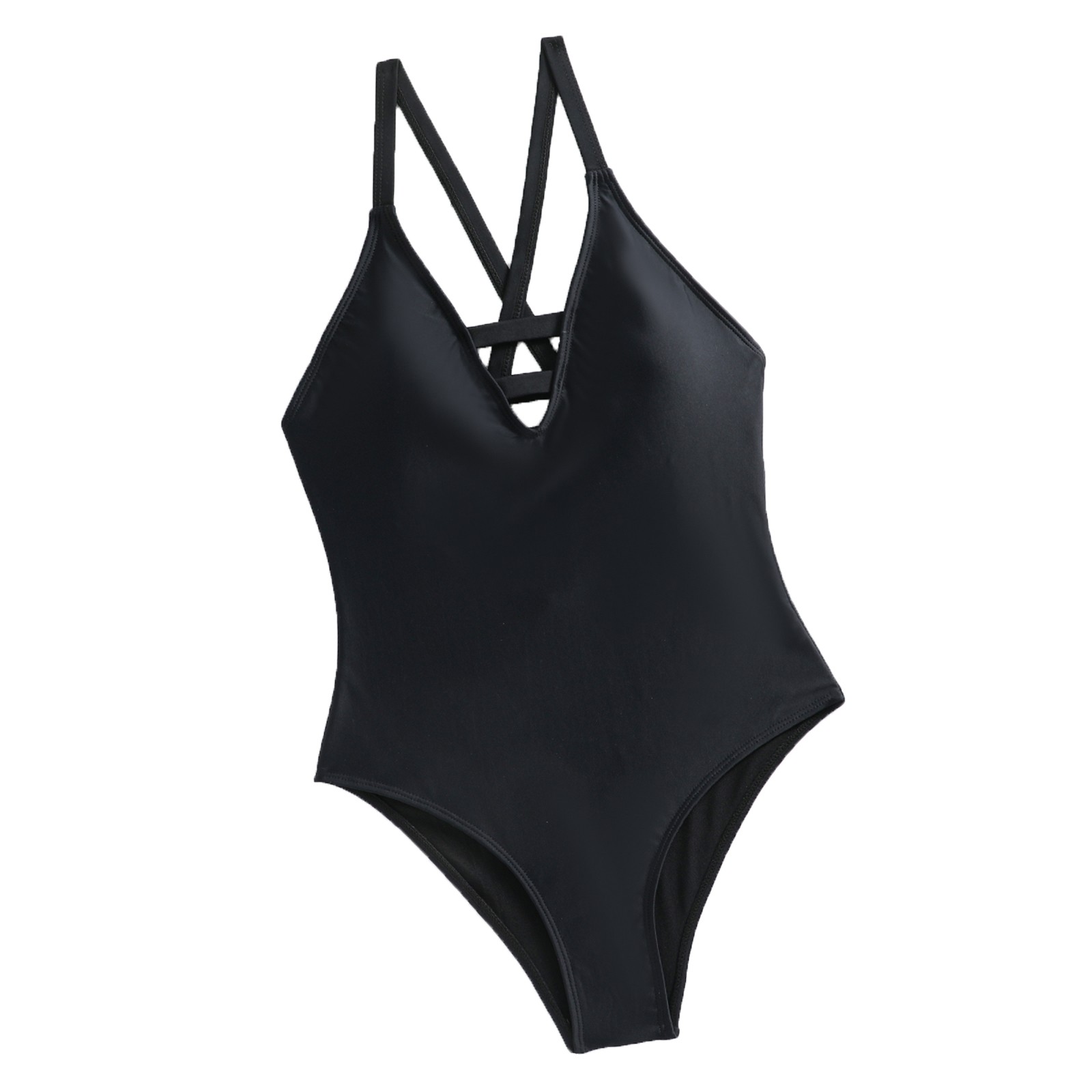 Bigersell OnePiece Thong Swimsuit Women Clearance VNeck Sleeveless Ladies 1 Piece Bathing