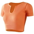 thumbnail image 1 of Bigersell Padded Bralettes for Women Bra Sets for Women Seamless Bras Ladies Push-up Bra Style B58 Padded Bralette Women Seamless Bra Feature Sports Bra Women Hook & Eye Bra Closure , Orange M, 1 of 3