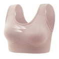 thumbnail image 1 of Bigersell Padded Bras for Women Full-Coverage Clearance Women's Bra Longline Bra Style R4138 V-Neck Back-Smoothing Bras Pull-On Bra Closure Women's Plus Size Bras Comtable Gray One Size, 1 of 2