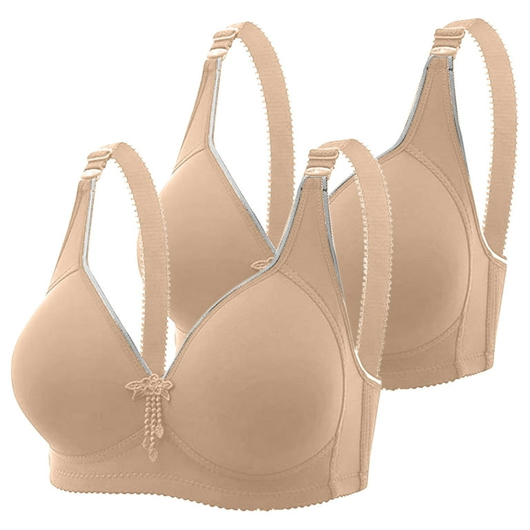 Bigersell Padded Push up Bras for Women Clearance 2pc Lounge Bras