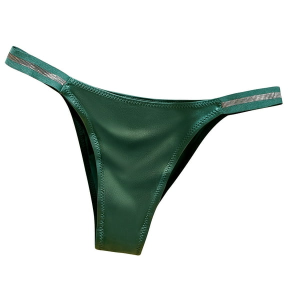 Bigersell Panties Clearance Women's Boy Short Panties Briefs Panty Style P-338 Polyester Cheeky Panties High Waisted Thong Underwear Briefs High Waist Women's Panties Green M