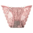 thumbnail image 1 of Bigersell Panties for Women Clearance Ladies Underwear Panties Cotton Tangas Panty Style P-1025 Spandex Shaping Panties High Waisted Thongs Ladies Briefs High Waist Women's Panties Pink One Size, 1 of 5