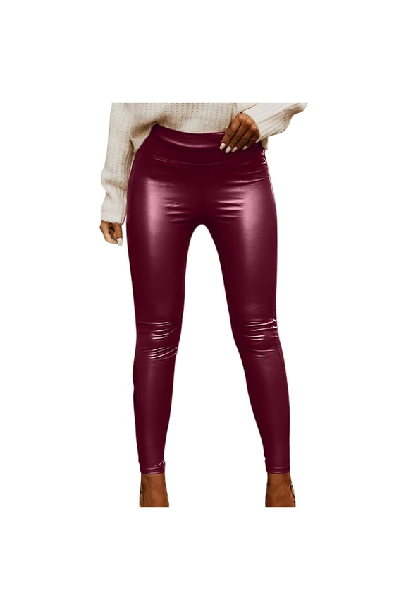 Pants for Women High Waist Full Length Pants Fashion Women Fall Casual Solid Trousers High Waist Leggings Pants Girls Flare Pants