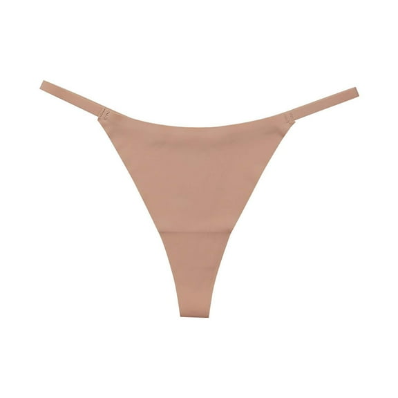 Bigersell No Panty Line Underwear Women Clearance Women Underwear Seamless Briefs Panty Style P-1179 Polyester Cheeky Panties Ladies Thongs Briefs High Waist Women's Panties Khaki S
