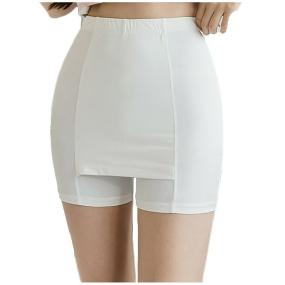 Bigersell Period Panties Clearance Plus Size Panties Bikini Panty Style P-1379 Polyester Cheeky Panties Plus Size Thongs Ladies Briefs High Waist Women's Panties White XL