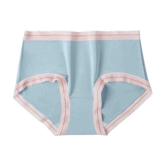 Bigersell Period Panties Clearance Training Underwear G-Strings Panty Style P-998 Nylon Brief Panties Ladies Thongs Seamless Briefs Mid Waist Women's Bikini Panties Blue M