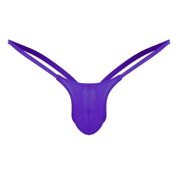 Bigersell Period Panties Clearance Womens Briefs Underwear Thong Panty Style P-245 Nylon Period Panties Thongs Ladies Briefs Mid Waist Women's Briefs Purple XL