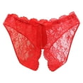 thumbnail image 1 of Bigersell Period Underwear Clearance Ladies Underwear Panties Cotton Tangas Panty Style P-596 Spandex Shaping Panties Seamless Thongs Ladies Briefs High Waist Women's Panties Red L, 1 of 5