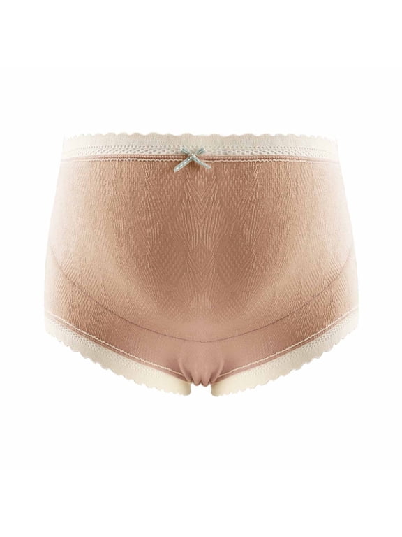 Period Underwear Clearance Womens Cheeky Underwear High Cut Panty Style P-822 Cotton Boyshort Panties Thong Panties Briefs Mid Waist Women's Briefs Orange L