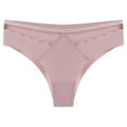 thumbnail image 1 of Bigersell Period Underwear for Teens Clearance Period Underwear Cheeky Panty Style P-97 Nylon Brief Panties Lace Thong Briefs Mid Waist Women Cheeky Panties Pink M, 1 of 2