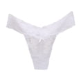 thumbnail image 1 of Bigersell Period Underwear for Teens Clearance Lingerie Underwear G-Strings Panty Style P-1114 Nylon Brief Panties Plus Size Thongs Briefs Mid Waist Women's Bikini Panties White XXL, 1 of 3