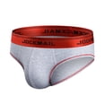 thumbnail image 1 of Bigersell Period Underwear for Women Clearance Women's Thermal Underwear Boyshort Thongs Panty Style P-1338 Cotton Boyshort Panties Lace Thong Briefs Mid Waist Women Cheeky Panties Gray XL, 1 of 3