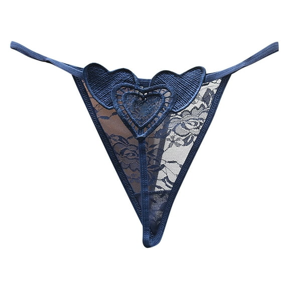 Bigersell Plus Size Panties Clearance Women's Boy Short Panties Tangas Panty Style P-611 Spandex Shaping Panties Seamless Underwear Ladies Thong Briefs High Waist Women's Panties Blue One Size