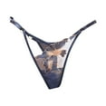 thumbnail image 1 of Bigersell Plus Size Underwear for Women 4X-5X Clearance Nylon Panties Women G-Strings Panty Style P-601 Nylon Period Panties Ladies Thong Briefs Mid Waist Women's Bikini Panties Gray One Size, 1 of 5