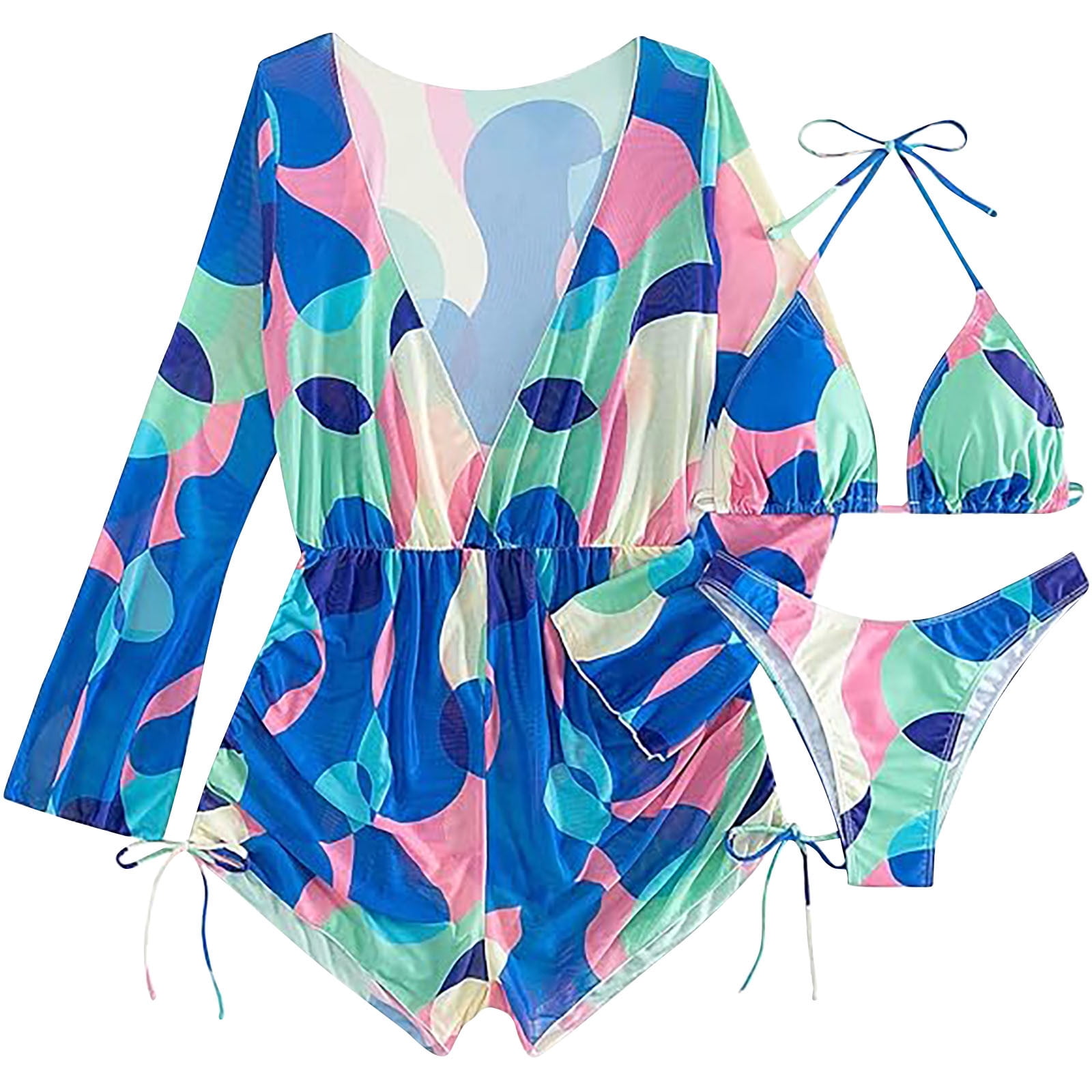 Bigersell Plus Two Piece Swimsuits for Women Summer Bikinis Curvy