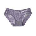 thumbnail image 1 of Bigersell Postpartum Underwear Clearance Thong Underwear Period Panty Style P-1023 Spandex Shaping Panties G String Thongs Ladies Briefs High Waist Women's Panties Purple One Size, 1 of 4