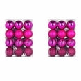 thumbnail image 1 of Bigersell Purple Christmas Balls Ornaments 24pcs Plastic Shatterproof Christmas Tree Ball Hanging Ornaments Sets 1.18 inch Mini Tree Balls Holiday Party Home Decorations 4-C-2pcs, 1 of 5