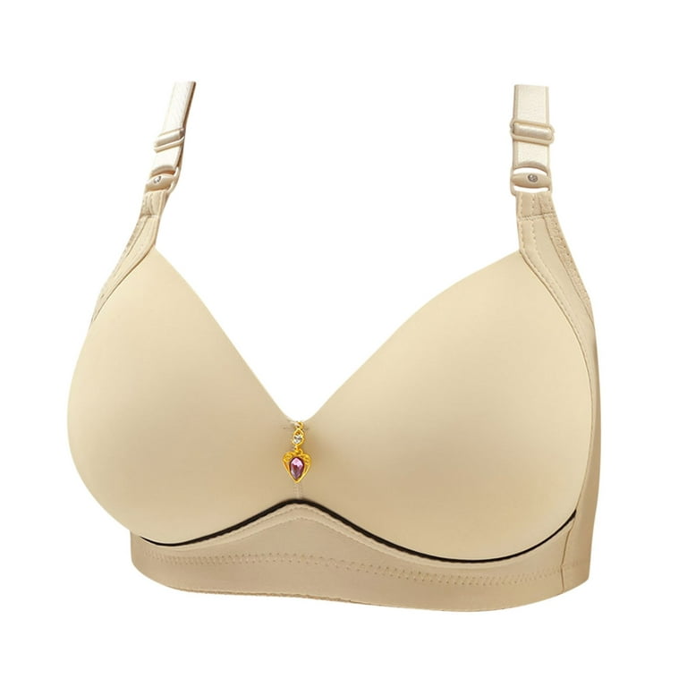 Bigersell Push up Bras for Women Plus Size Deals No Show Bras for Women  Push-Up Bra Style B3386 V-Neck Padded Bras Hook and Eye Bra Closure Women  Size