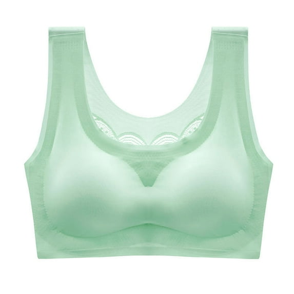 Bigersell Push up Bras for Women Sale Bras for Women Full-Figure Bra Style B4623 V-Neck Convertible Bras Pull-On Bra Closure Regular Size Sports Bras for Women Green M