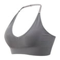 thumbnail image 1 of Bigersell Push up Bras for Women Sale Bras for Women Full-Figure Bra Style B553 V-Neck Convertible Bras Pull-On Bra Closure Regular Size Sports Bras for Women Dark Gray M, 1 of 4