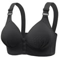 thumbnail image 1 of Bigersell Push up Sports Bras for Women On Sale Womens Solid Lace Lingerie Bras Plus Size Underwear Bralette Bras Comfortable Bra Full-Coverage Bra Style F-433 Black 40, 1 of 6