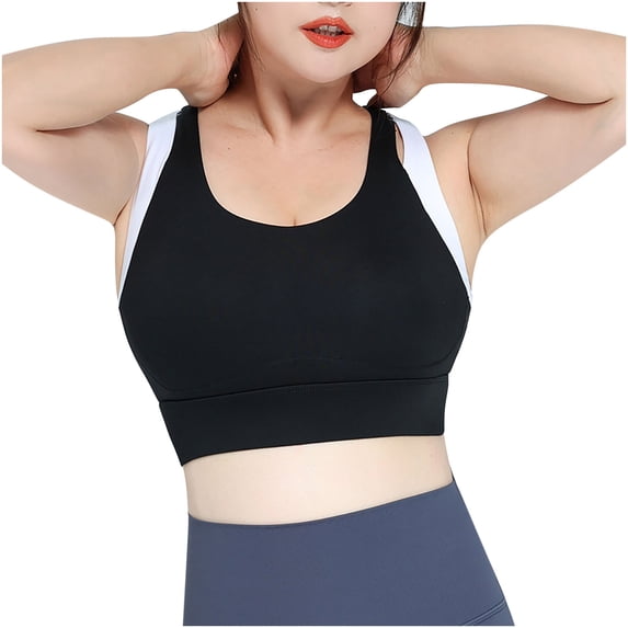 Bigersell Push up Bra in Clearance Women's Bra Soild Wire Underwear Bra Everyday Gathering Sports Bra Yoga Underwear Bralette Bra Style F-934 Black S