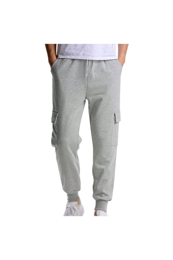 Ripped Distressed Pants for Women Full Length Pants Men And Women Can Wear Solid Color Drawstring Jogging Trousers Ladies' High Skinny Pants