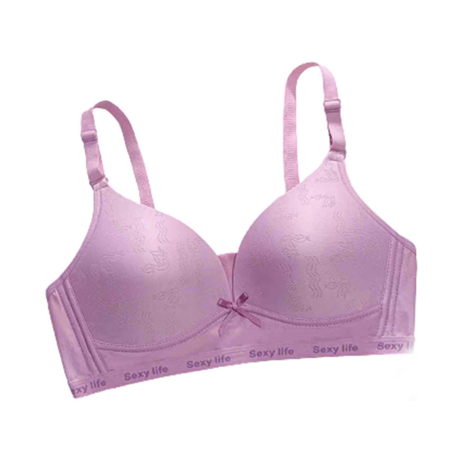 1004 Racerback Wireless Lace Bralette - Hot Pink – Purple Cactus