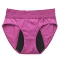 thumbnail image 1 of Bigersell Seamless Cheeky Underwear for Women Clearance Cute Underwear Bikini Panty Style P-949 Polyester Cheeky Panties Seamless Underwear Ladies Thong Briefs High Waist Women's Panties Purple L, 1 of 4