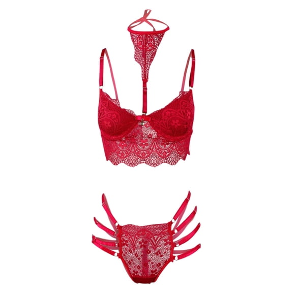 Bigersell Seamless Panties Clearance Cute Underwear Bikini Panty Style P-1139 Polyester Cheeky Panties Plus Size Thongs Ladies Briefs High Waist Women's Panties Red M