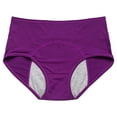 thumbnail image 1 of Bigersell Seamless Panties for Women Clearance Cute Panties Boyshort Thongs Panty Style P-1151 Cotton Boyshort Panties Lace Thong Briefs Mid Waist Women Cheeky Panties Purple XXL, 1 of 1