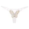 thumbnail image 1 of Bigersell Seamless Underwear for Women Thong Clearance Womens Briefs Underwear Cheeky Panty Style P-600 Nylon Brief Panties Thong Briefs Mid Waist Women Cheeky Panties White One Size, 1 of 5