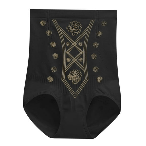 Bigersell Shapewear Underwear Clearance Plus Size Panties Women Briefs Panty Style P-920 Polyester Cheeky Panties G String Thongs Ladies Briefs High Waist Women's Panties Black XXL