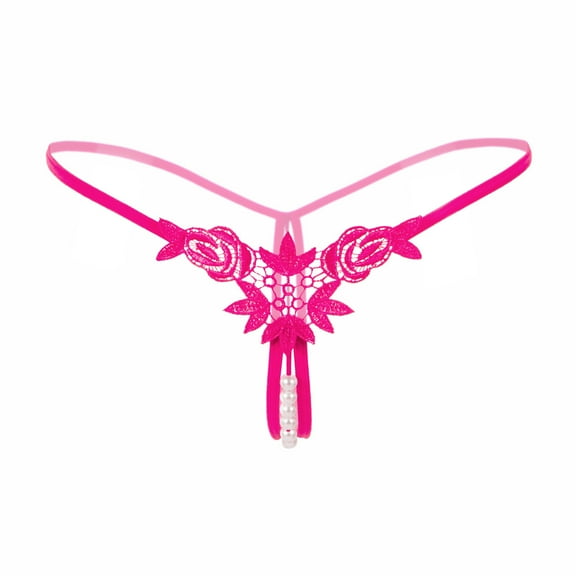 Bigersell Shaping Underwear for Women Clearance Cotton Thong Underwear Women Boyshort Thongs Panty Style P-1540 Cotton Plus Size Panties Thong Briefs Mid Waist Women Cheeky Panties Hot Pink One Size