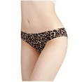 thumbnail image 1 of Bigersell Shaping Underwear for Women Clearance Plus Size Panties Tangas Panty Style P-1017 Spandex Shaping Panties Seamless Thongs Ladies Briefs High Waist Women's Panties Brown Xs, 1 of 6