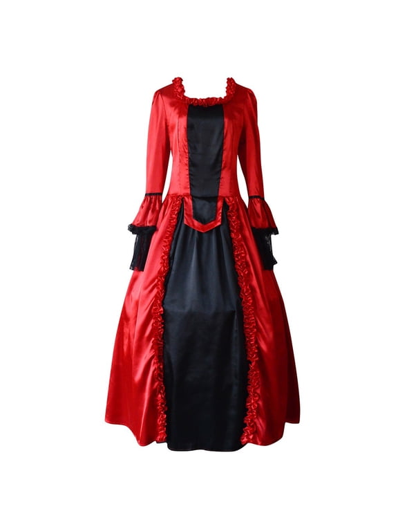 Short Dresses Summer Female U-Neck 3/4 Sleeve Maxi Ball Gown Dress Style D-135 Midi Dresses Ladies Formal Plus Size Summer Dresses , Red 3XL
