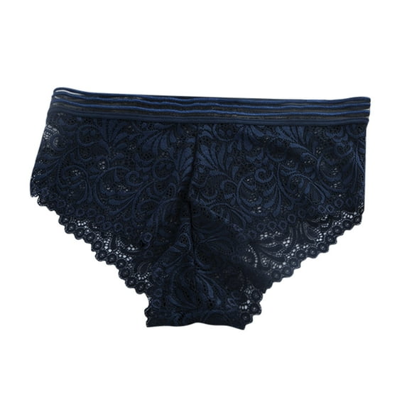 Bigersell No Show Underwear for Women Clearance Underwearss Women G-Strings Panty Style P-1909 Nylon Brief Panties Cotton Thongs Ladies Briefs Mid Waist Women's Bikini Panties Blue One Size