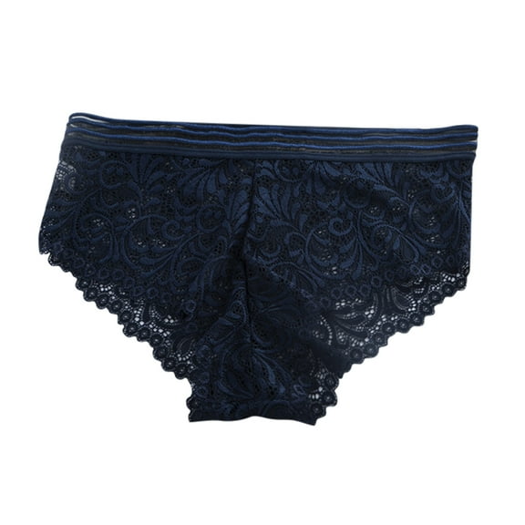 Bigersell No Show Underwear for Women Clearance Underwearss Women G-Strings Panty Style P-1909 Nylon Brief Panties Cotton Thongs Ladies Briefs Mid Waist Women's Bikini Panties Blue One Size