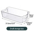 thumbnail image 1 of Bigersell Stackable Refrigerator Drawer Fridge Organizer Bins Pull Out Refrigerator Organizers and Storage for Fruit, Vegetable, Food, Drinks, Cereals Clear Fridge Containers A, 1 of 2