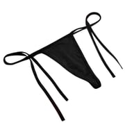 Bigersell String Bikini Underwear for Women Clearance Thermal Underwear High Cut Panty Style P-1688 Cotton Boyshort Panties Ladies Thong Underwear Briefs Mid Waist Women's Briefs Black One Size