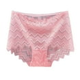 thumbnail image 1 of Bigersell String Bikini Underwear for Women Clearance Training Underwear Boy Shorts Panty Style P-1679 Cotton Boyshort Panties Thong Bikini Sets Ladies Briefs Mid Waist Women's Bikini Panties Pink XL, 1 of 3
