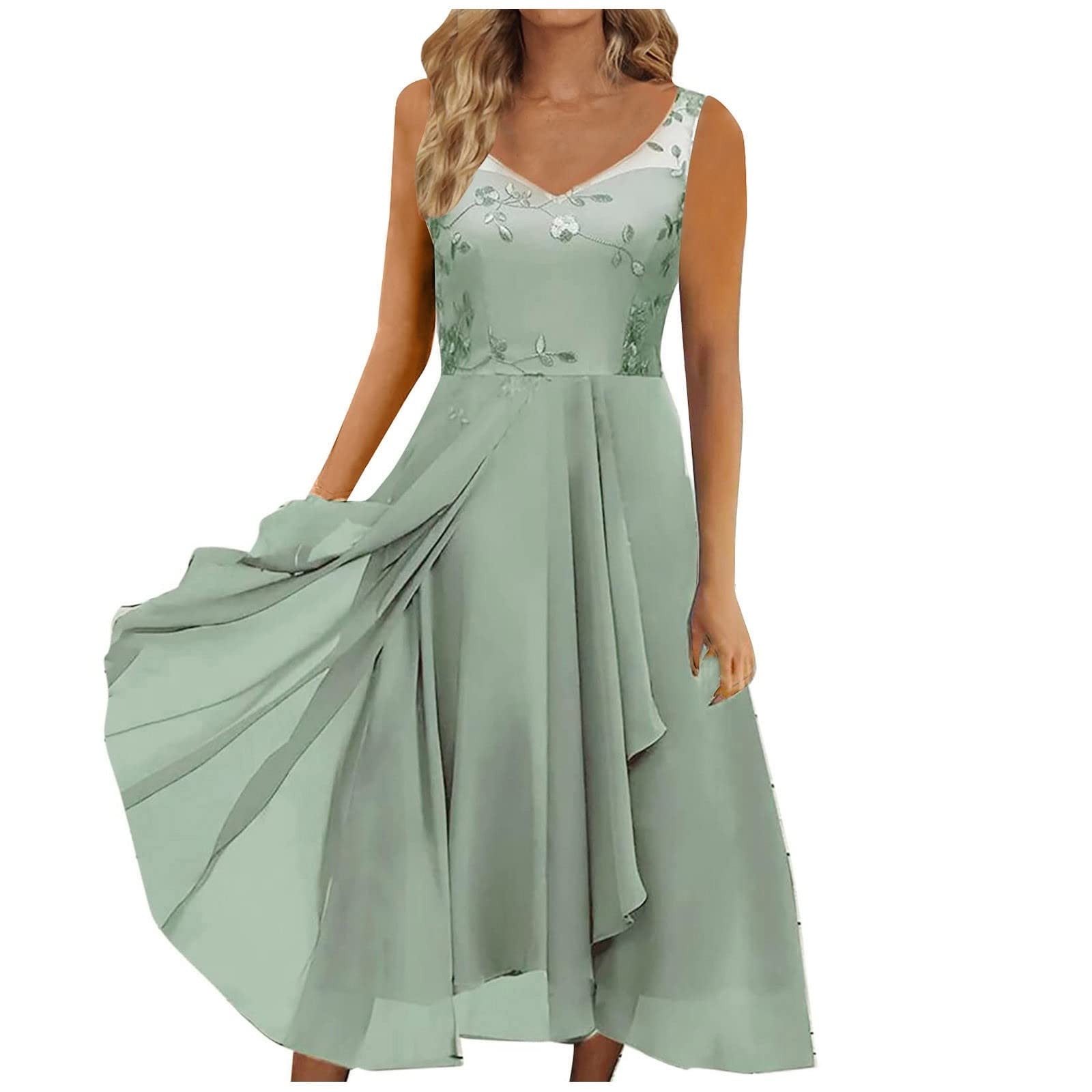 slim fit dress slacks CIDER Green Midi Dress with Black Overlay Lace (Large)  The Thrifty Hippy