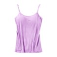 thumbnail image 1 of Bigersell Support Yoga Bra Women’s Sports Bra Wirefree Padded Medium Support Yoga Bras Gym Running Tank Tops for Workout Sleeping Traveling Regular Size Support Wireless Bra, Style 7382, Purple, 1 of 3