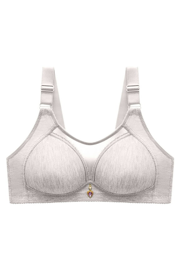 T-Shirt Bra Cozy Bra Padded Bras Ladies Bralette Bra Style B52 Sports Bra for Women Girls Soft Bra Feature Wireless Cami Bra Hook & Eye Bra Closure , Mint Green XXL