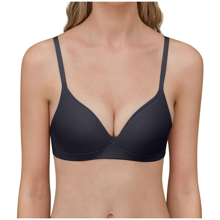 Bigersell Push-Up T-Shirt Bra Lightweight Bra, Seamless, Small Chest, No  Underwire, Cup Underwear Tall Size Padded Bra With Straps, Style 3726,  Coffee