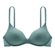 Bigersell Sports Bras for Women Lightweight Bra, Seamless, Small Chest, No Underwire, Cup Underwear Women Size V Neck Cami Bra for Female Girls, Style 3621, 38A