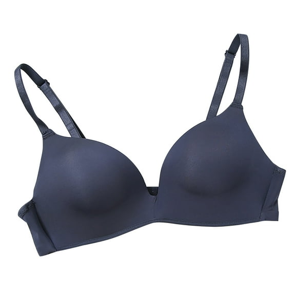 Bigersell Tank Tops Bra Lightweight Bra, Seamless, Small Chest, No Underwire, Cup Underwear Short Size Sports Bra for Female Girls, Style 3635, Blue 34A