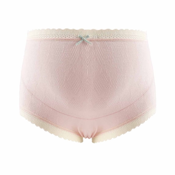 Bigersell Thong Panties Clearance Boy Short Underwear Woman Briefs Panty Style P-822 Polyester Bikini Panties Ladies Thongs Briefs High Waist Women's Panties Pink XL